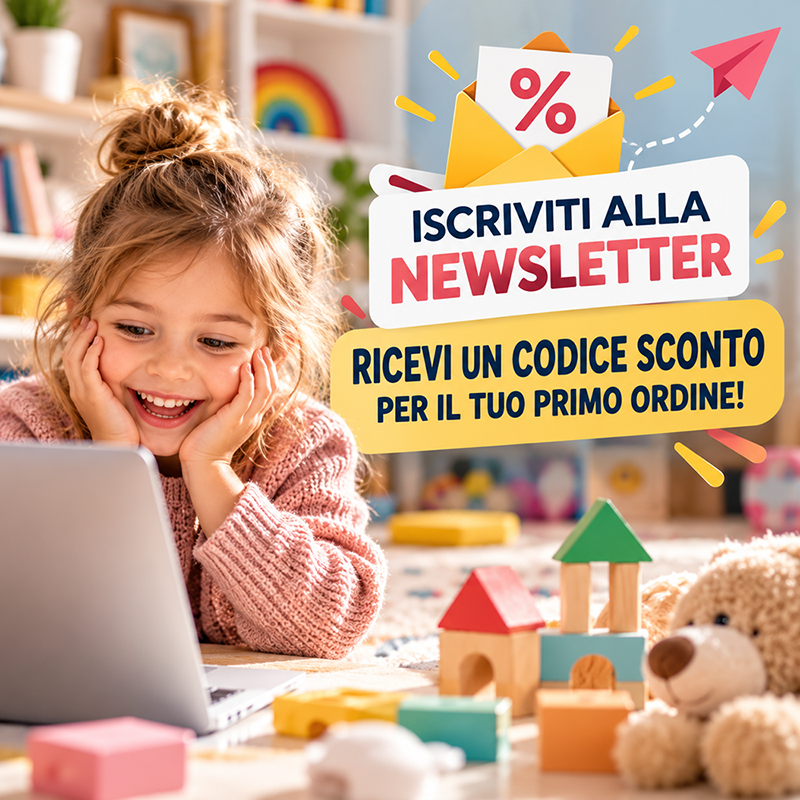 Iscriviti alla Newsletter e ricevi un CODICE SCONTO per il tuo primo ordine