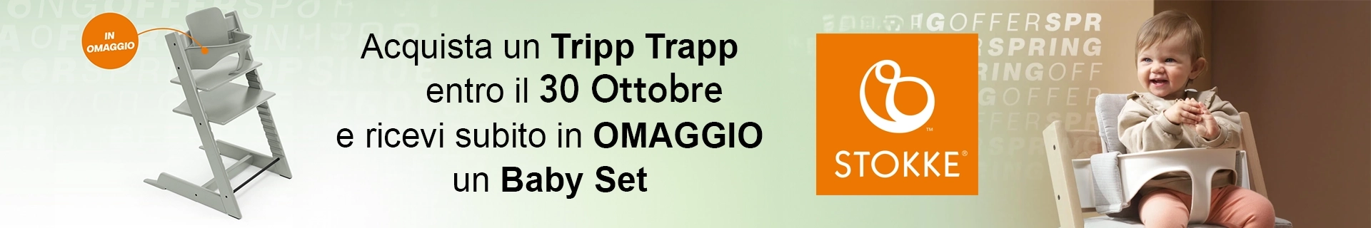 Acquista Tripp Trapp Stokke e ricevi in OMAGGIO un Baby Set: Scopri le Migliori Offerte Online | Giodicart