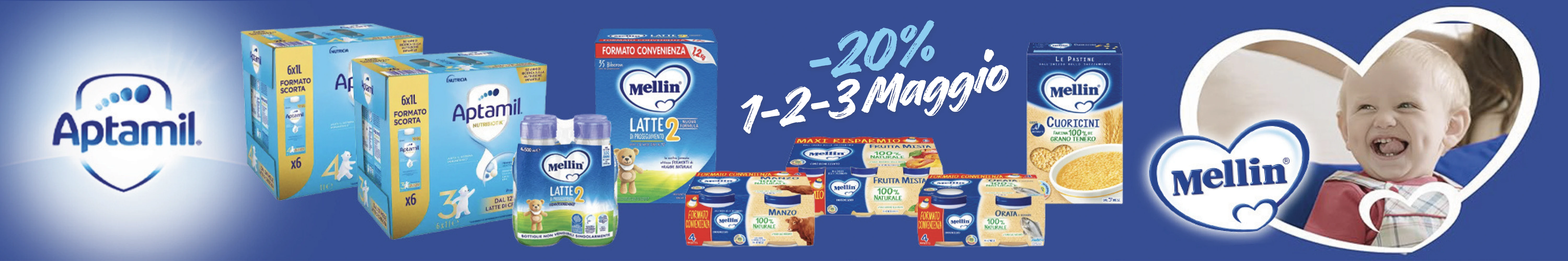 PROMO Mellin e Aptamil - 20%: Scopri le Migliori Offerte Online | Giodicart