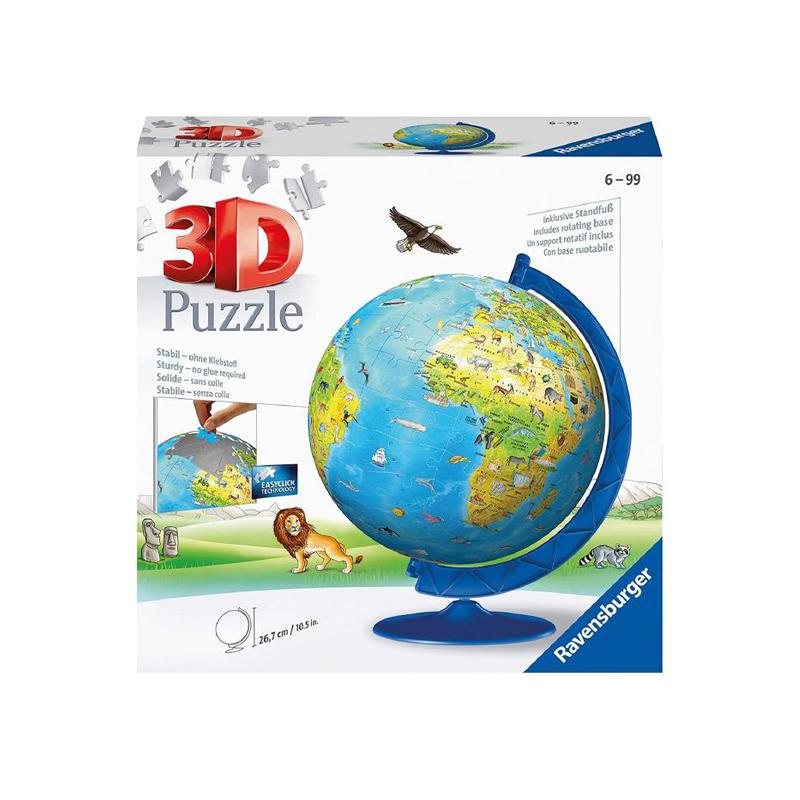 PUZZLE 3D GLOBO 180 PZ - puzzle 3d