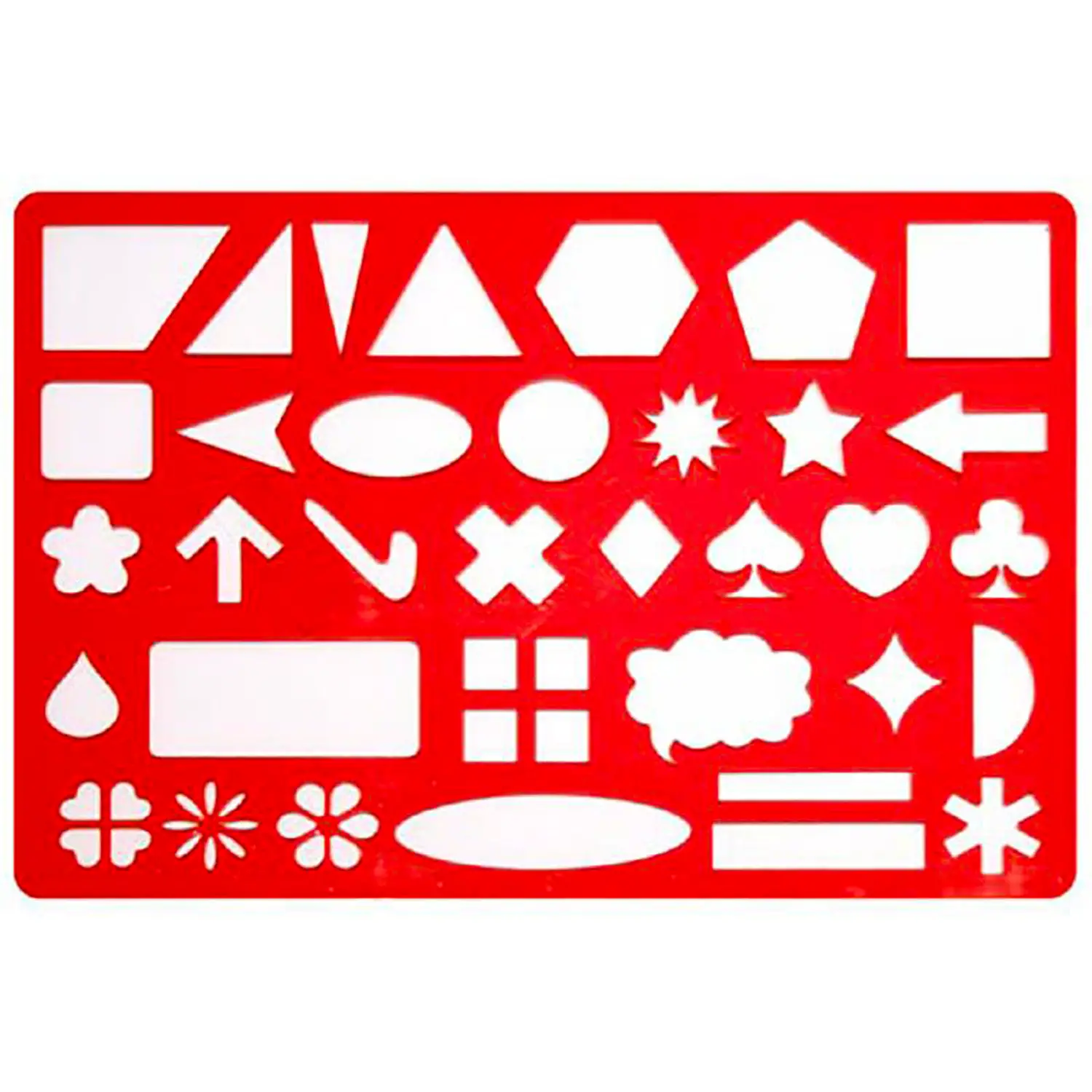 Mascherina Stencil Sagome e Simboli - Stencil