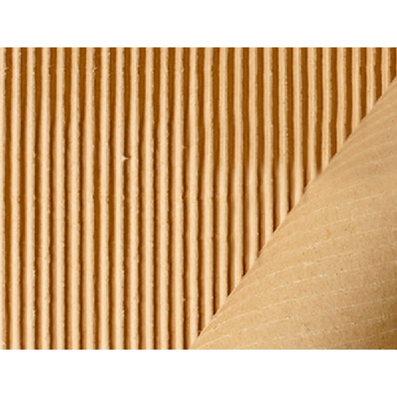 Cartoncino Ondulato Naturale cm 70x100 - Carta e cartoncino