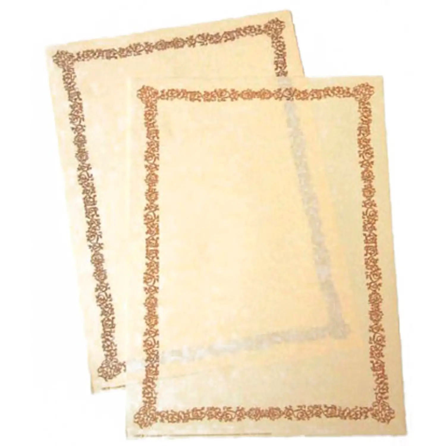 Pergamene con Cornici Assortite 90 Gr – 50 Fogli A4 - Carta e cartoncino