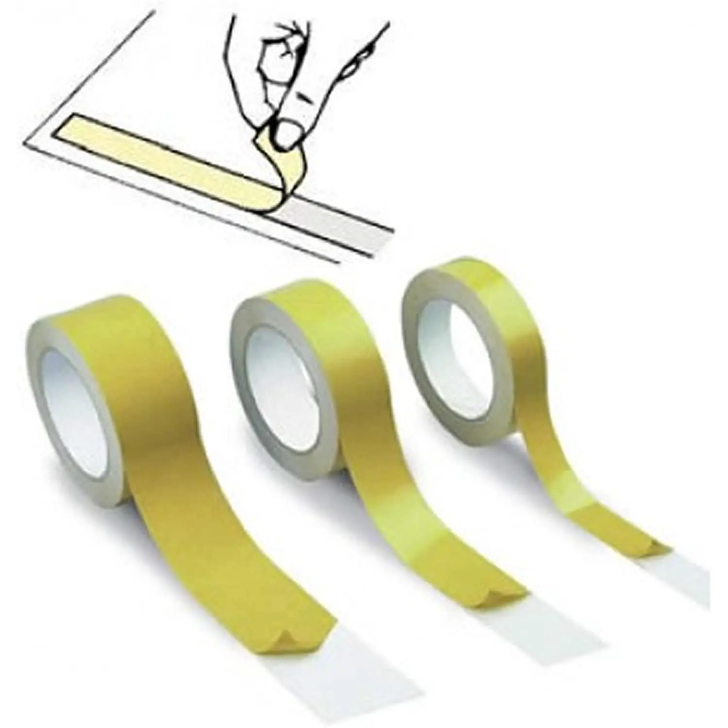 Nastro Biadesivo 15 mm Extra Forte e Rimovibile, Rotolo 10 Metri - Nastri adesivi e colle