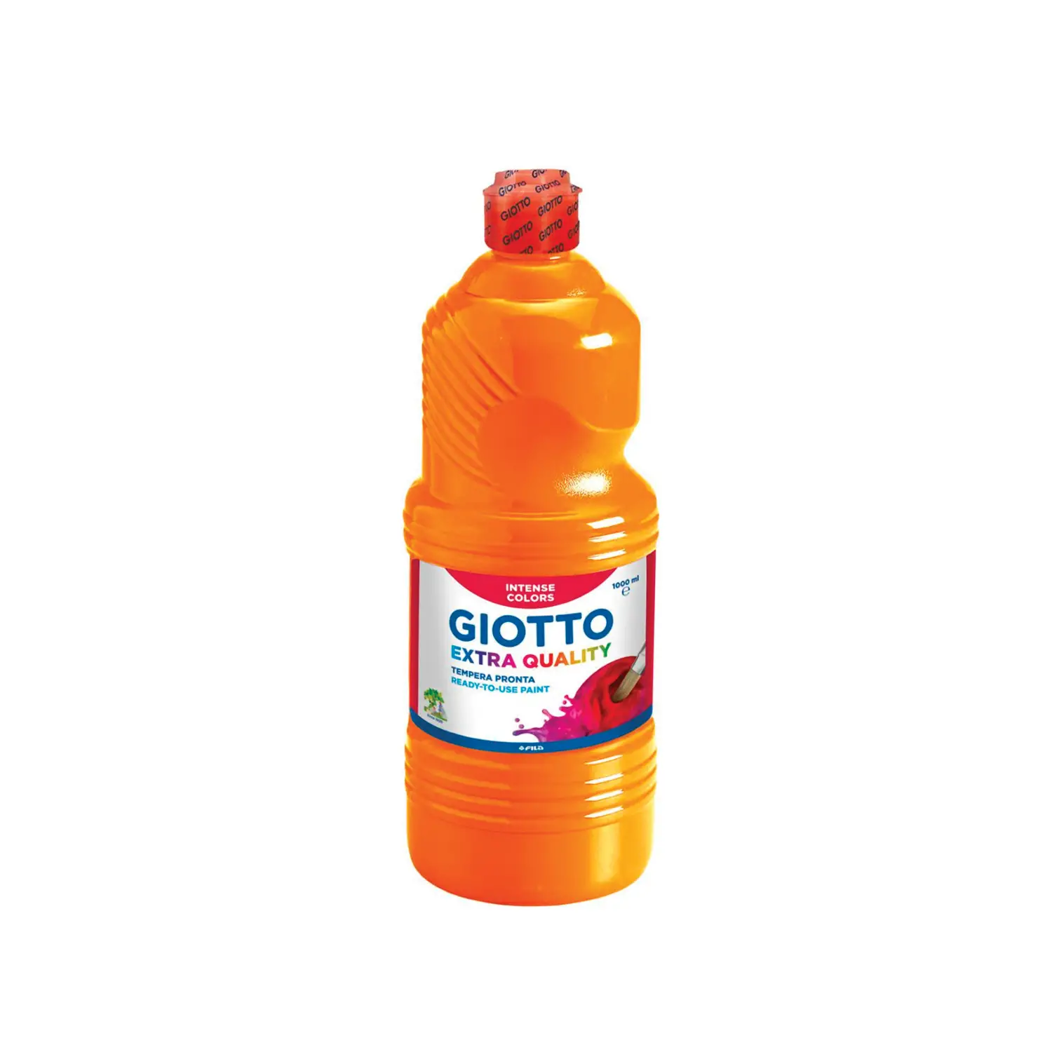 Tempera Pronta Extra Quality Giotto – Flacone da 1000 ml • Arancio - Tempere