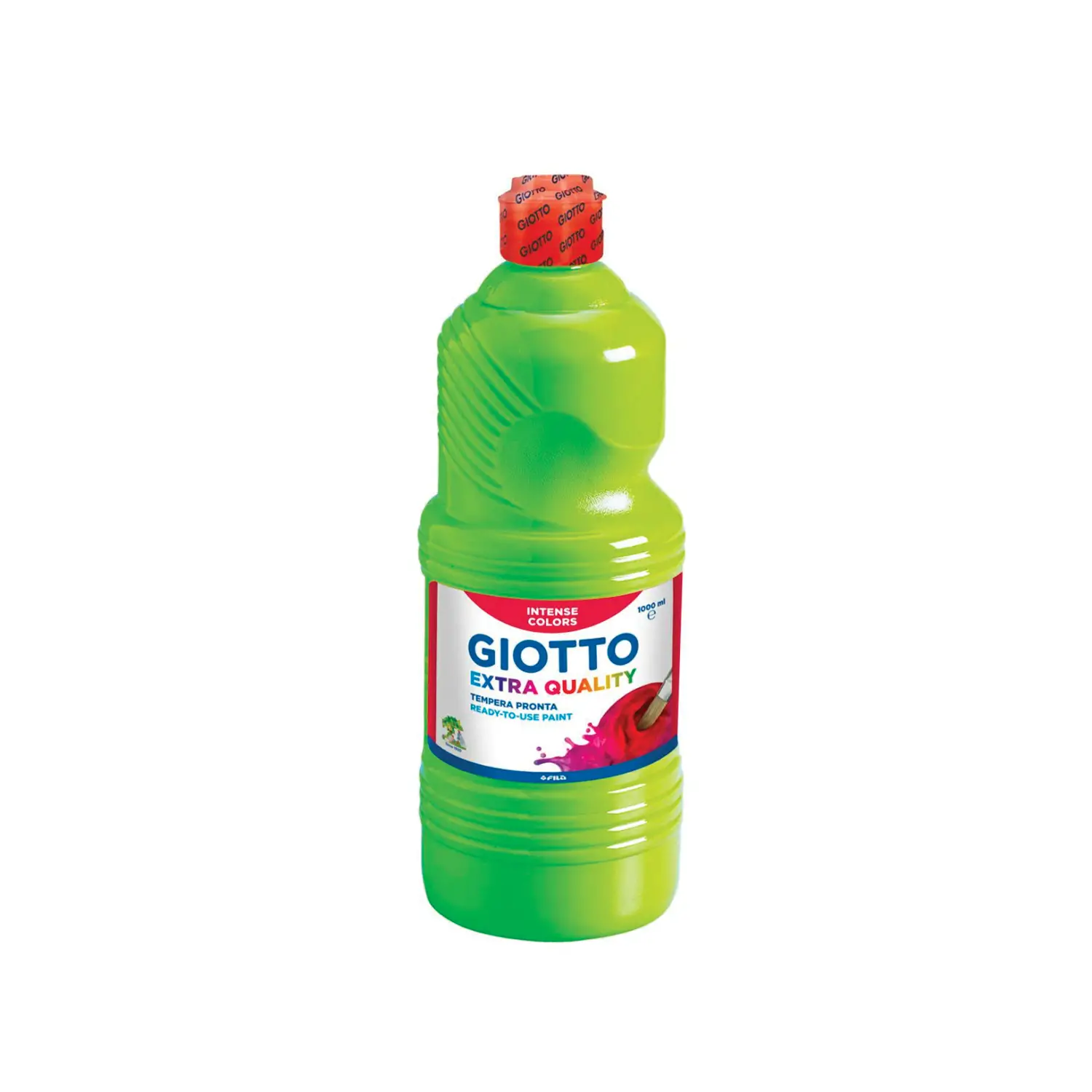 Tempera Pronta Extra Quality Giotto – Flacone da 1000 ml • Verde Chiaro - Tempere