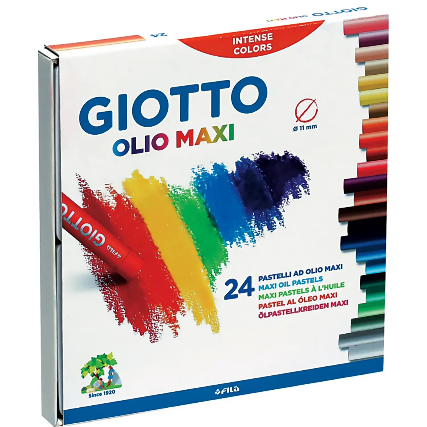 Pastelli a Olio Giotto – Astuccio da 24 Colori - Pastelli a cera