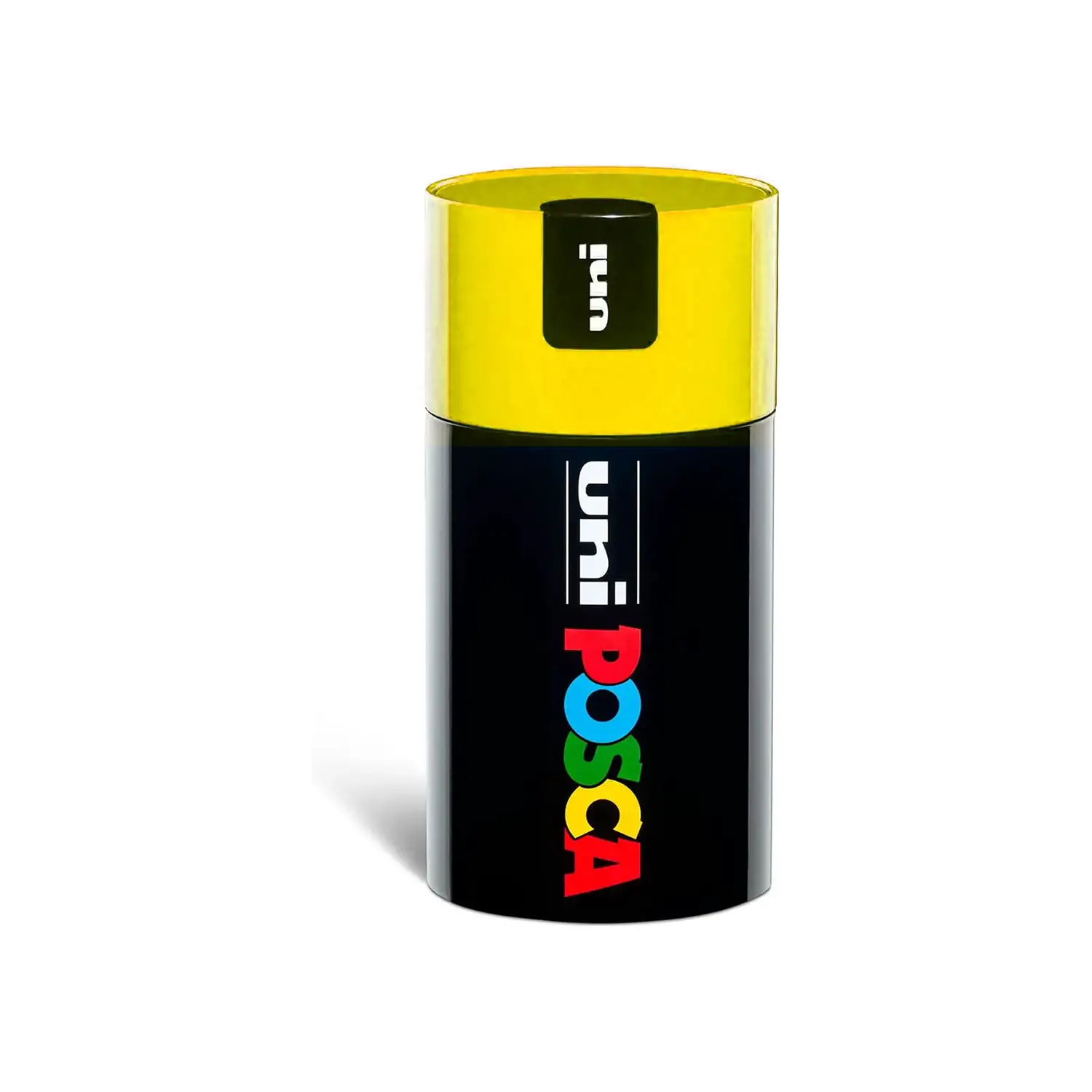 Pennarelli Uni Posca - Punta media 1,8 – 2,5 mm – Gift Box 18 Colori - Tappo Giallo - Pennarelli