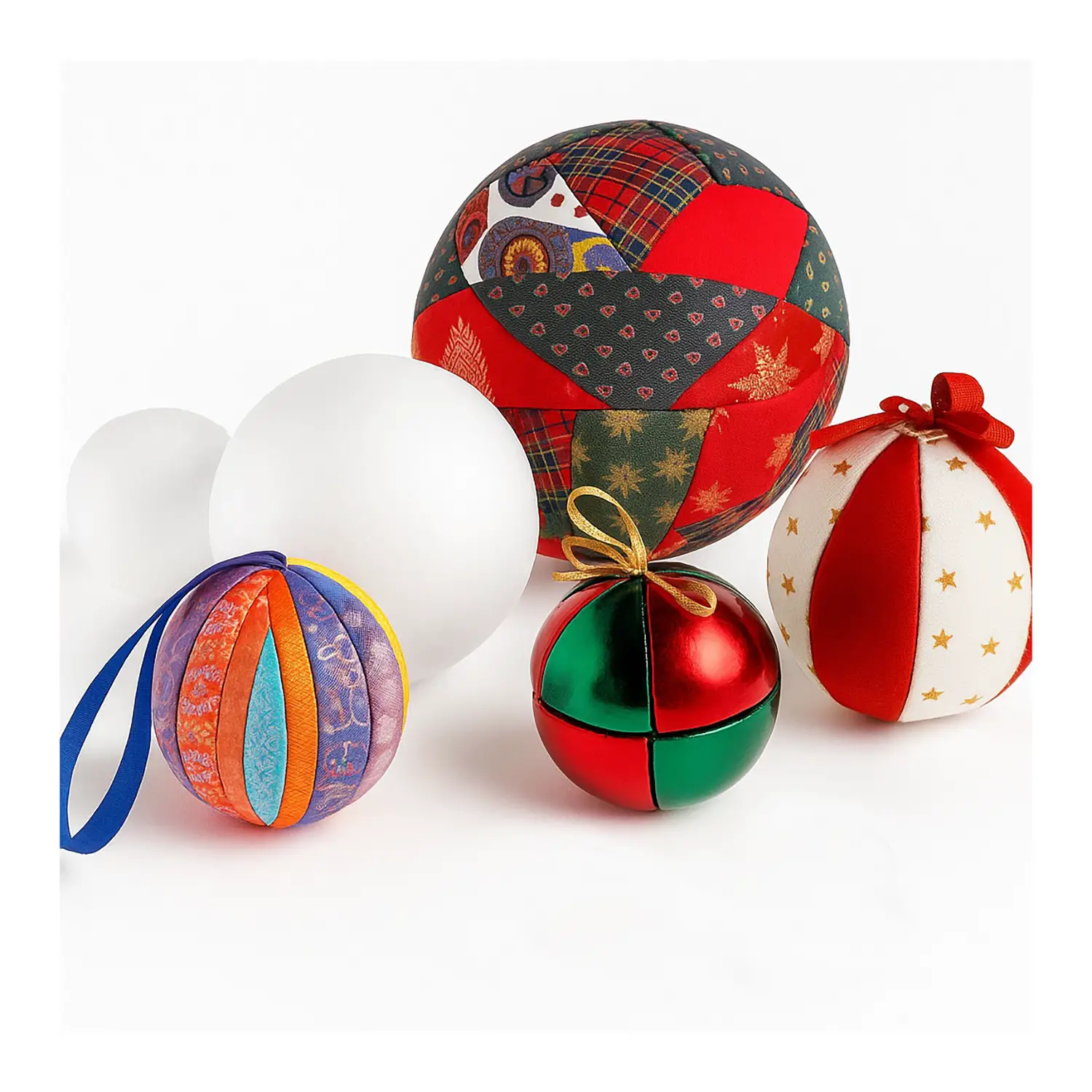 Sfera in Polistirolo da Decorare – Diametro 14 cm per Fai da Te, Patchwork e Decorazioni - Cellulosa Plastica Polistirolo