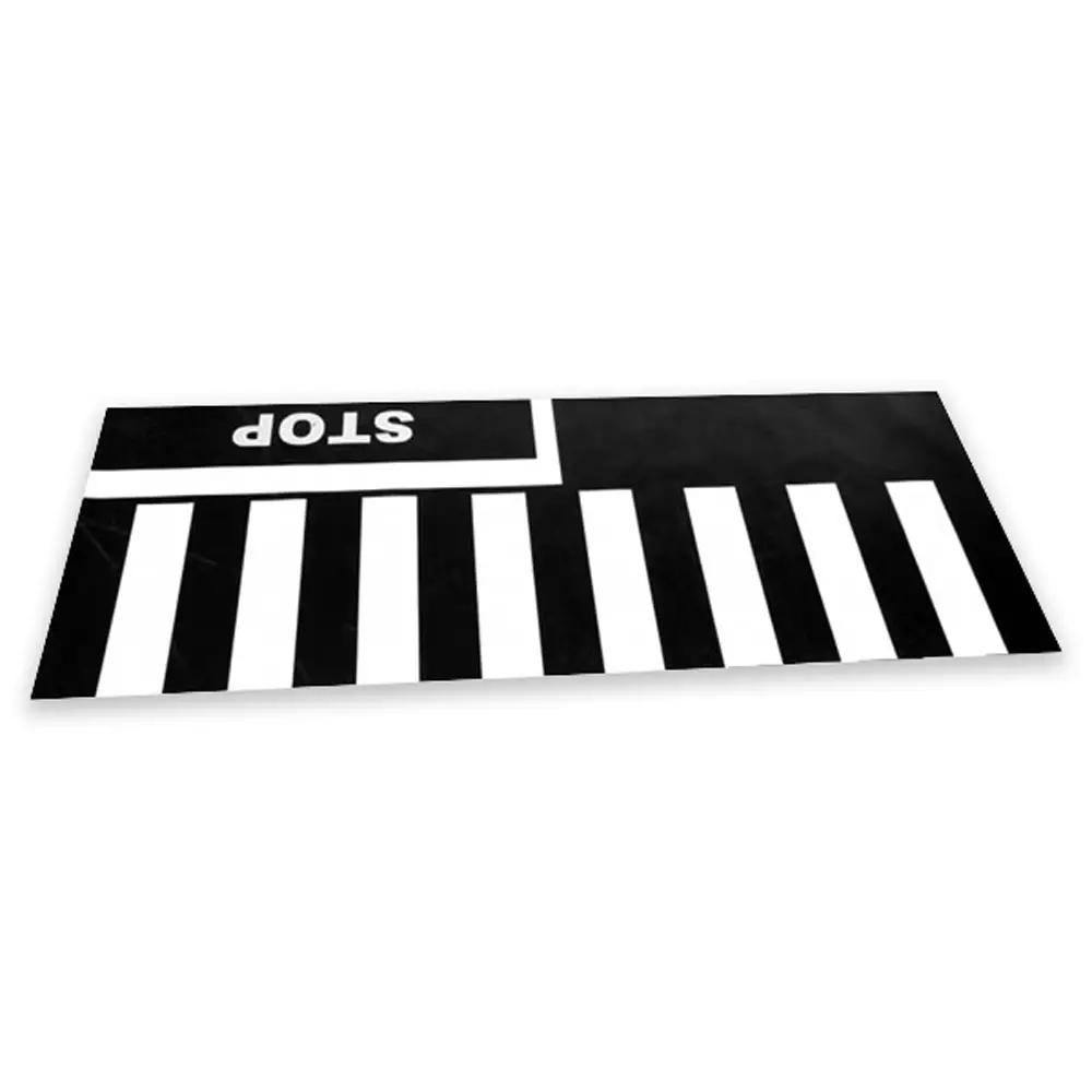 Tappeto Attraversamento Pedonale – Segnaletica Stradale in Gomma Antiscivolo - Educazione stradale