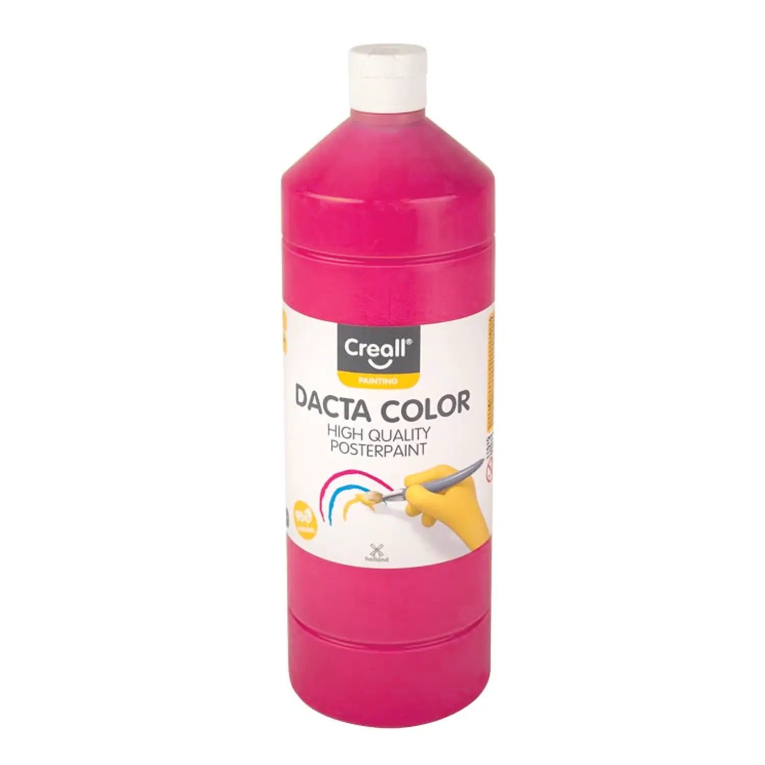 Colore a Tempera per Bambini Dacta Color - 1000 ml – Rosso Primario - Tempere