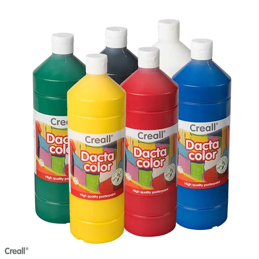 Set Tempera Dacta Color 1000 ml – 6 Colori - Tempere