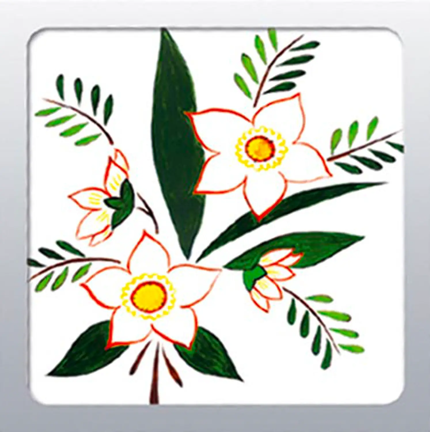 Decotransfer 3D – Fiori Gialli Autoadesivi - Applicazioni e decori