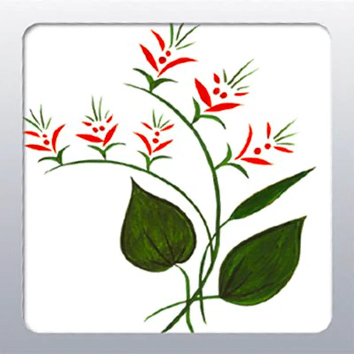 Decotransfer 3D – Fiori Rossi Autoadesivi - Applicazioni e decori