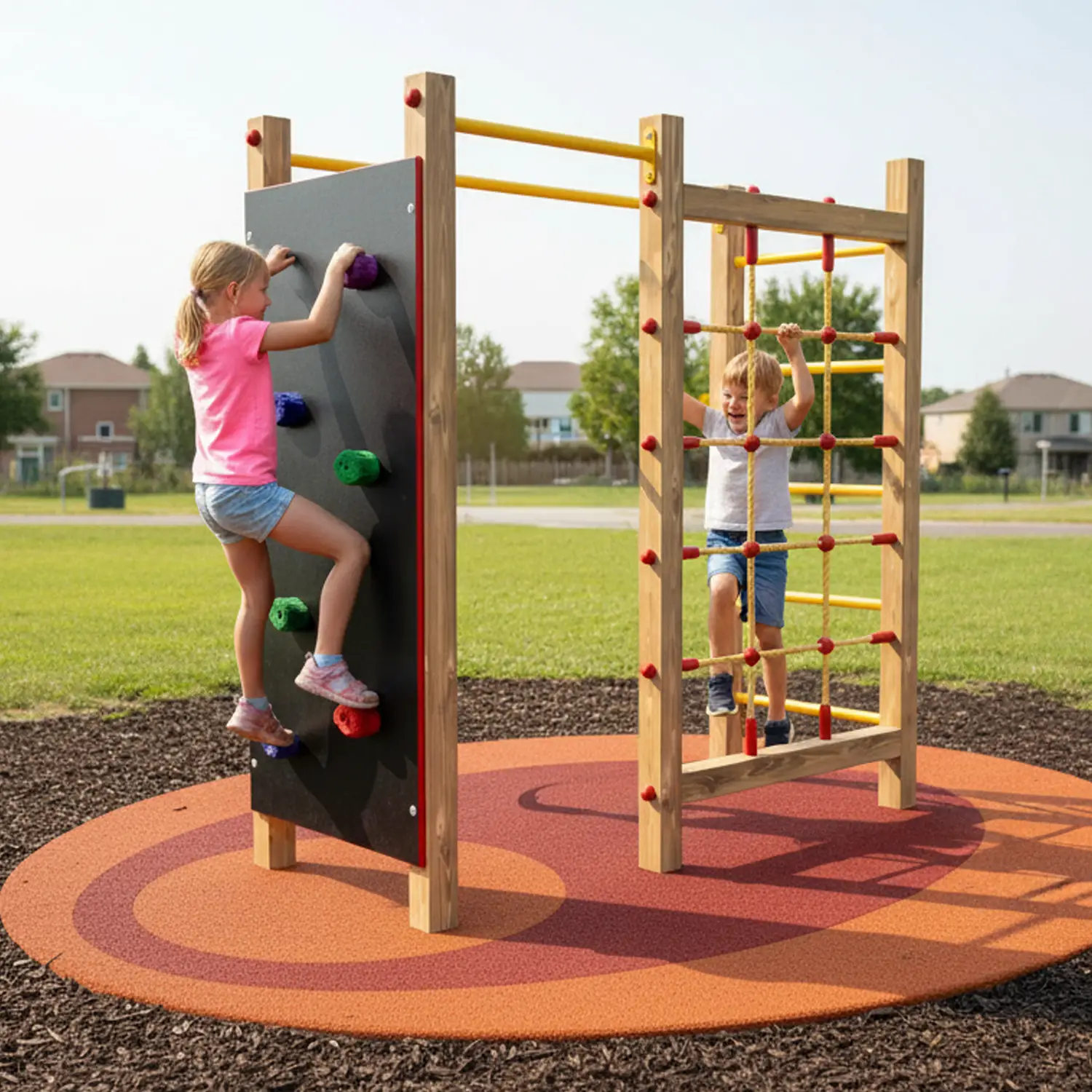 Palestrina delle Arrampicate Forest – Sicurezza e Divertimento Certificati EN 1176 - Playgrounds e giostre