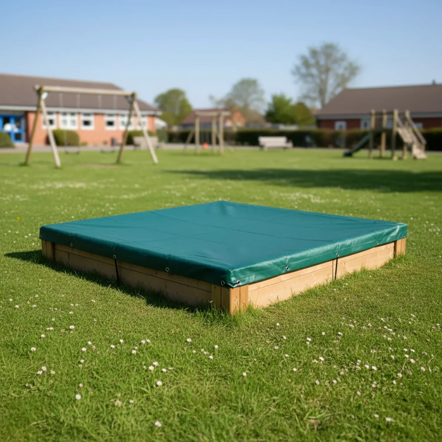 Telo Copertura Sabbiera Rettangolare 250x470 cm in PVC – Protezione Impermeabile (per Cod. 5832) - Playgrounds e giostre