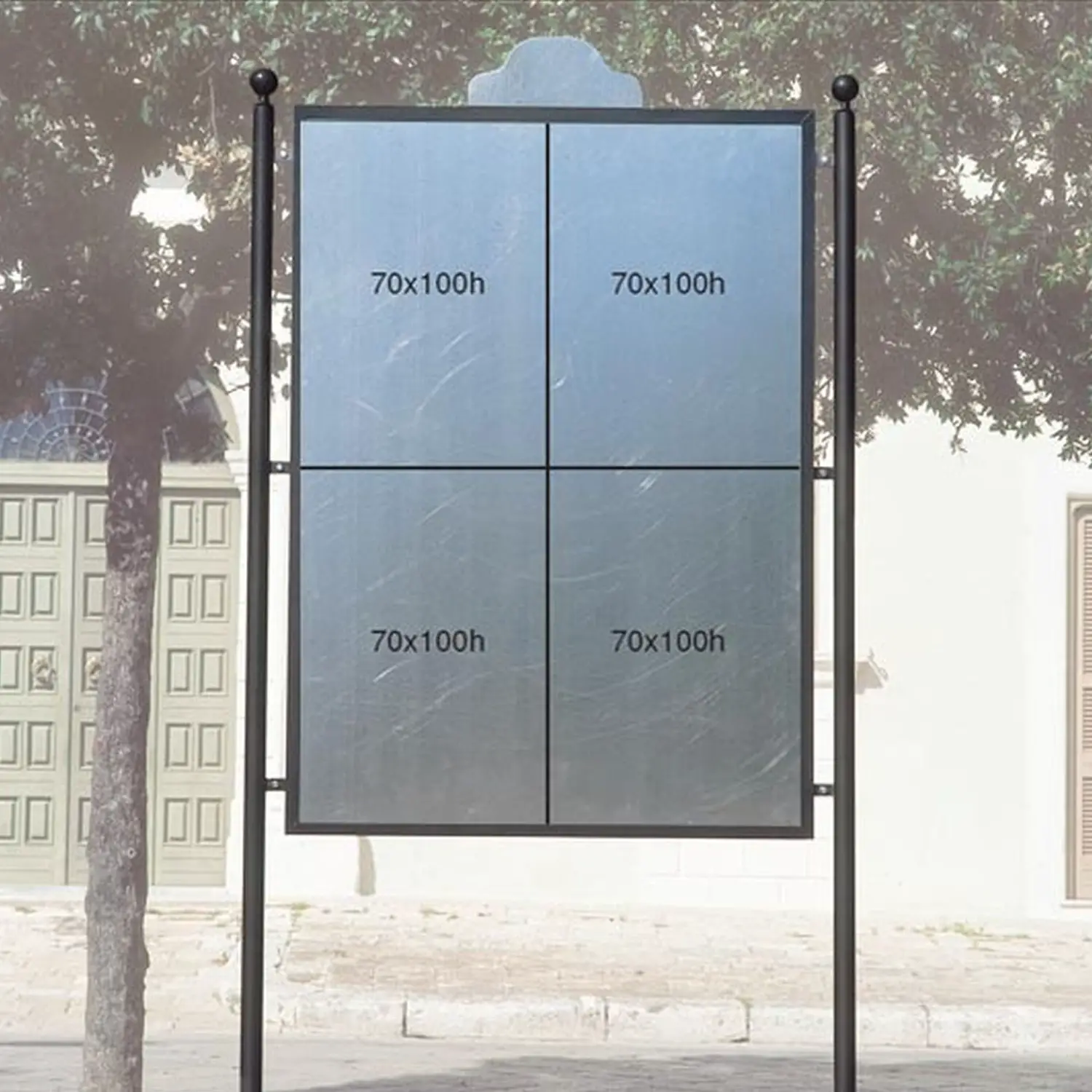 Tabellone Affissioni 140x200H – Pannello Informativo da Esterno - Palestrine