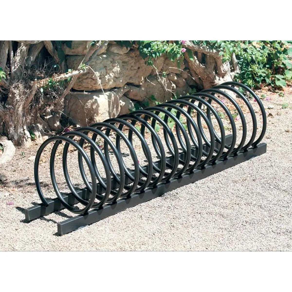 Portabiciclette a Spirale in Acciaio – Rastrelliera Bici da Esterno - Palestrine