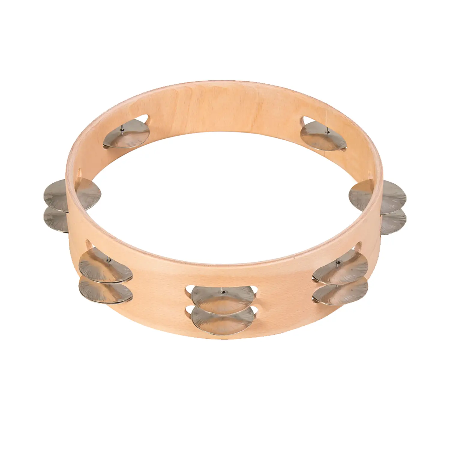 Cembalo Tamburello con 14 Paia di Piattelli – Diametro 25 cm - Educazione musicale