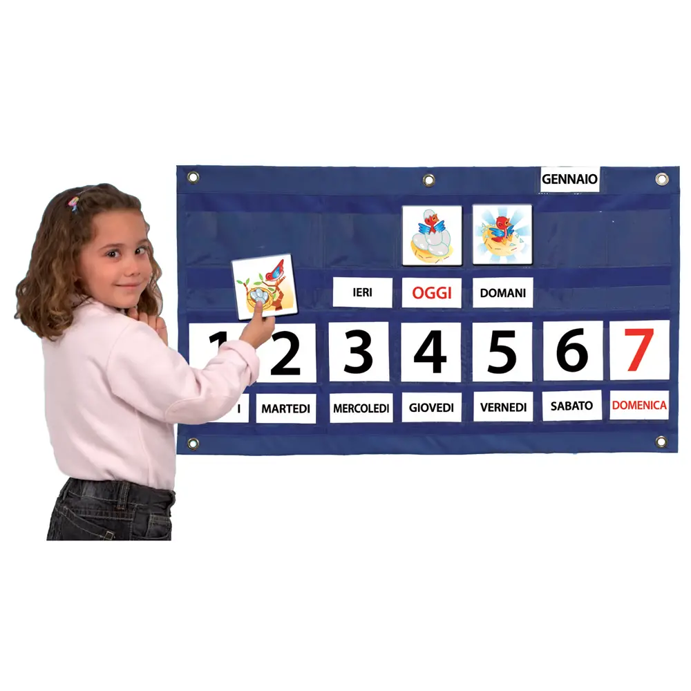 Calendario Settimanale “Prima, Adesso, Dopo” – Pannello Interattivo - II tempo e le stagioni