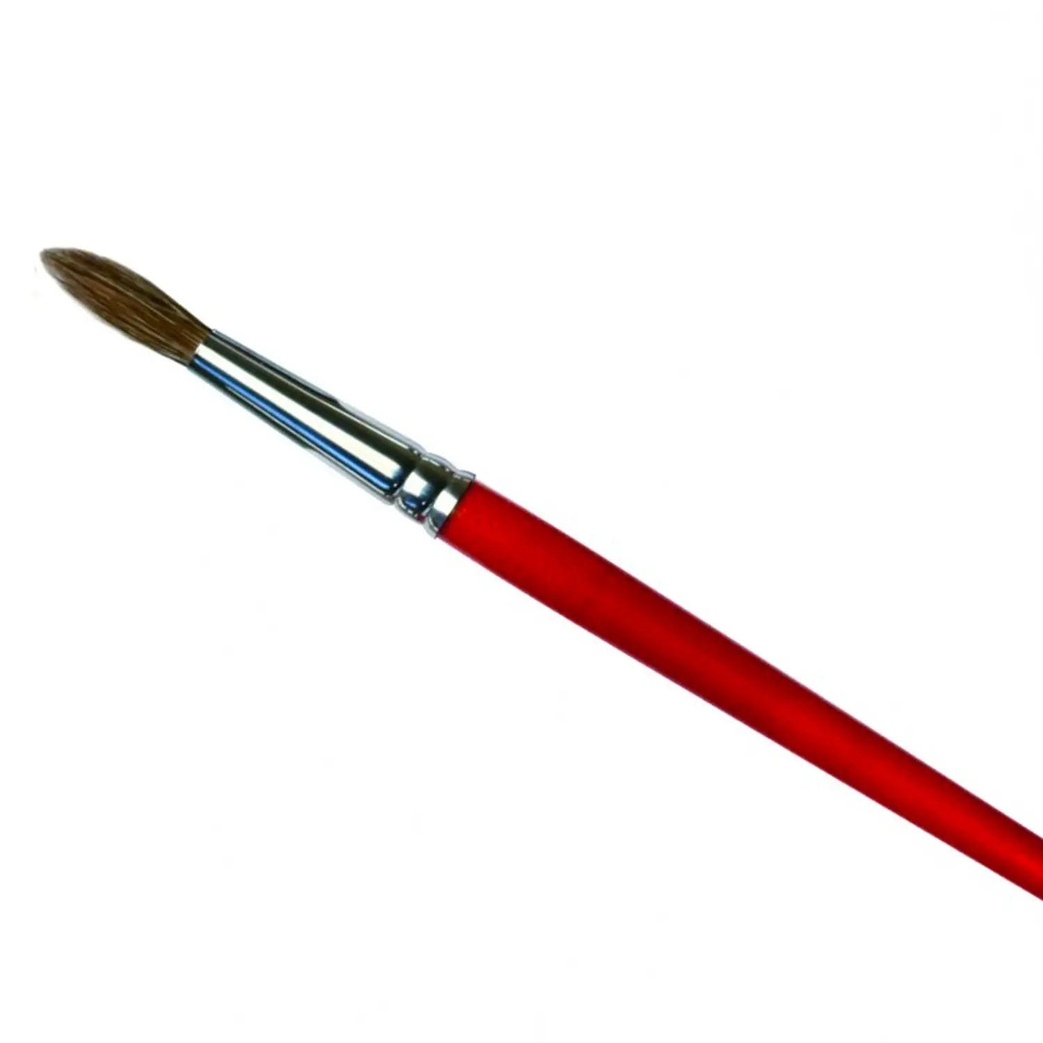 Set 6 Pennelli in Pelo di Pony Punta Tonda n.10 – Per Acquerello e Tempera - Pennelli e accessori