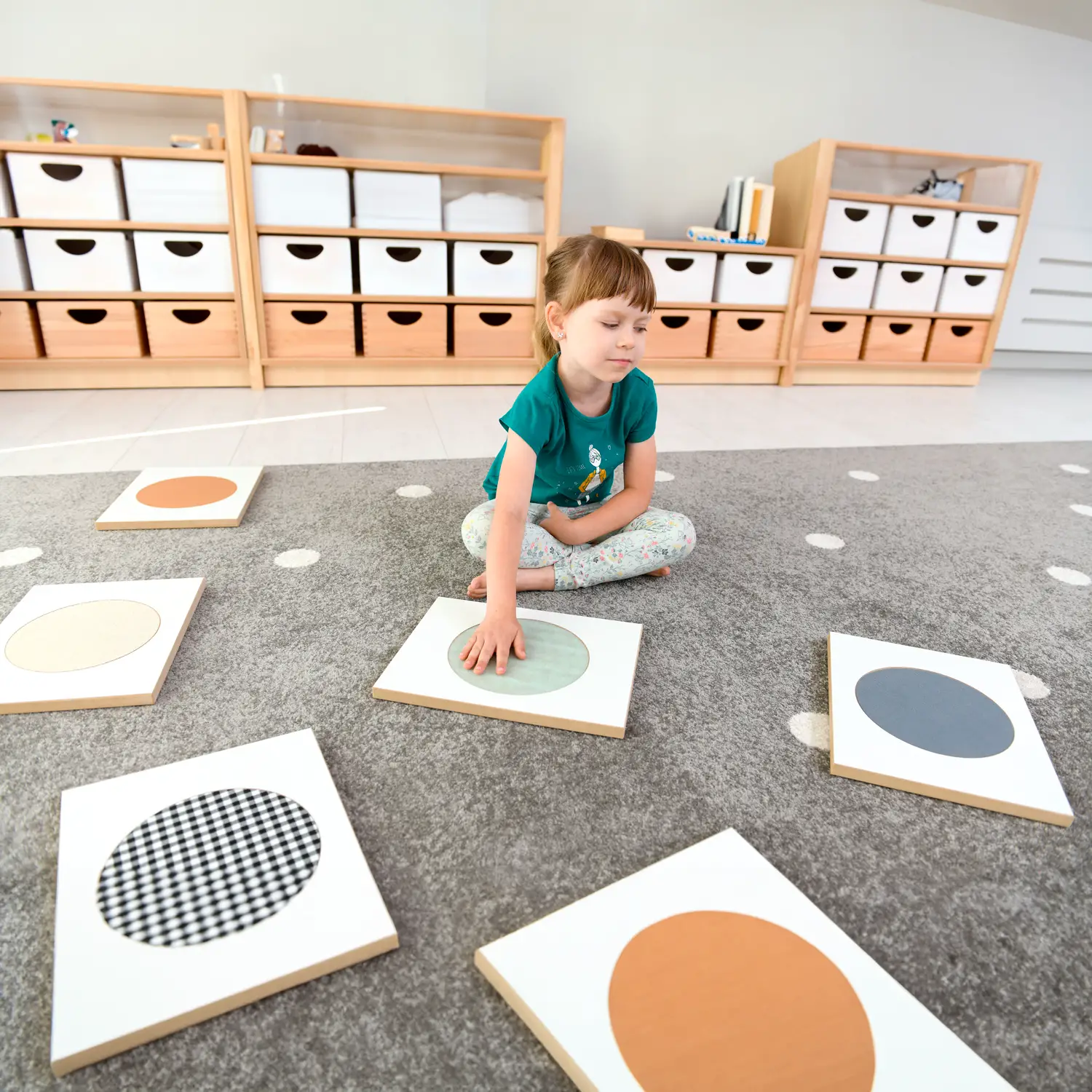 Percorso Sensoriale Tattile - 8 Piastrelle - Sviluppo sensoriale