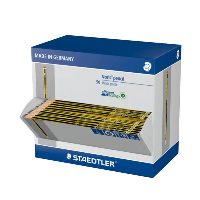 Matita Staedtler Noris n. 2 HB Cf. Pezzi 50 - Matite Temperini Gomme