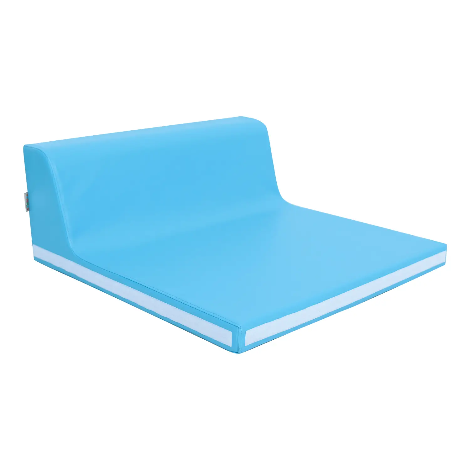 Materassino con Spalliera Componibile Celeste - Piscine di palline