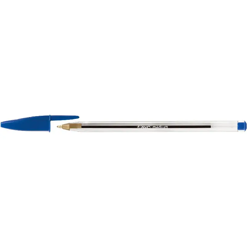 Penna a Sfera Bic Cristal – Inchiostro Blu, Punta 1 mm - penne pennarelli ufficio