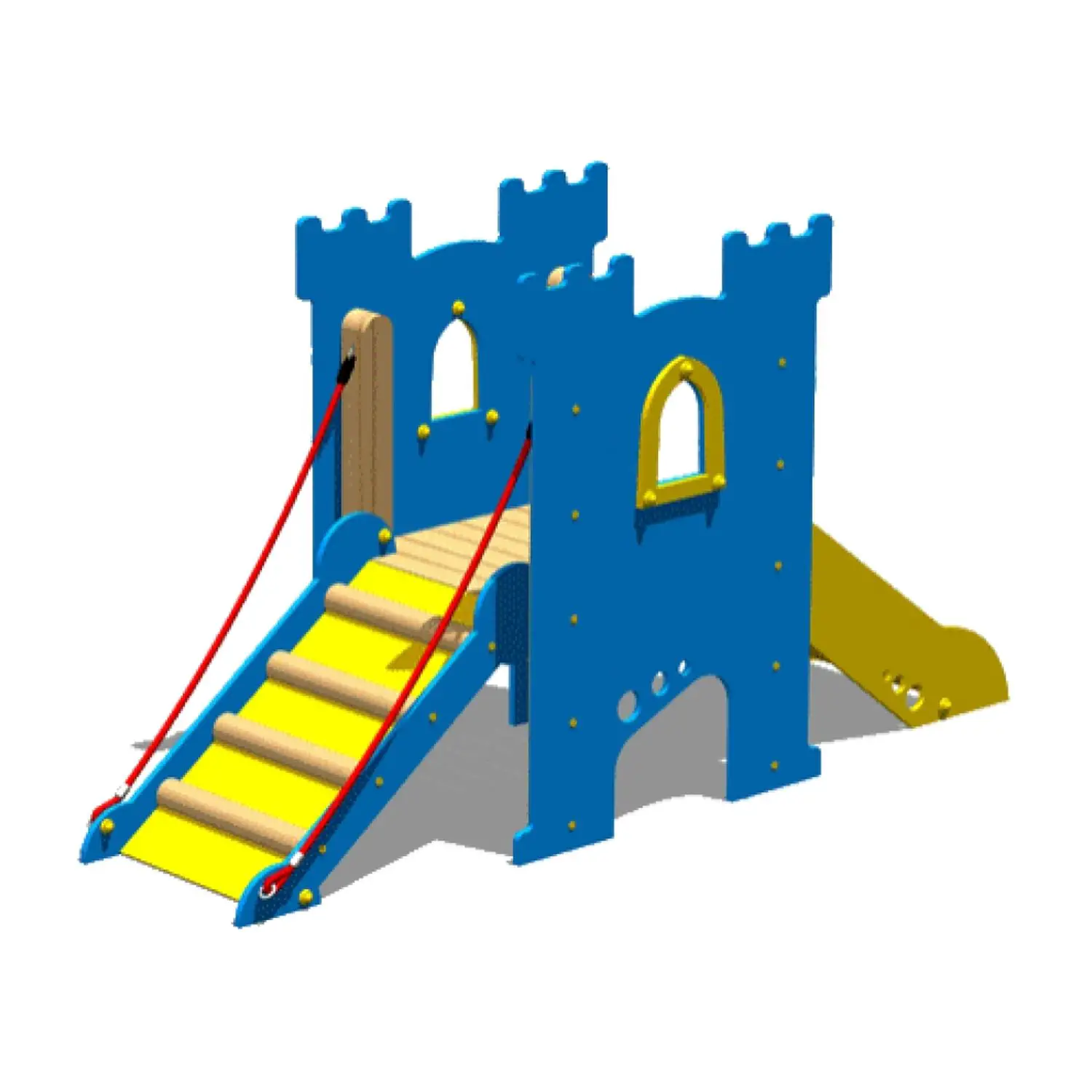 Torre Parsifal con Ponte Levatoio – Gioco Medioevale Sicuro per Bambini - Palestrine