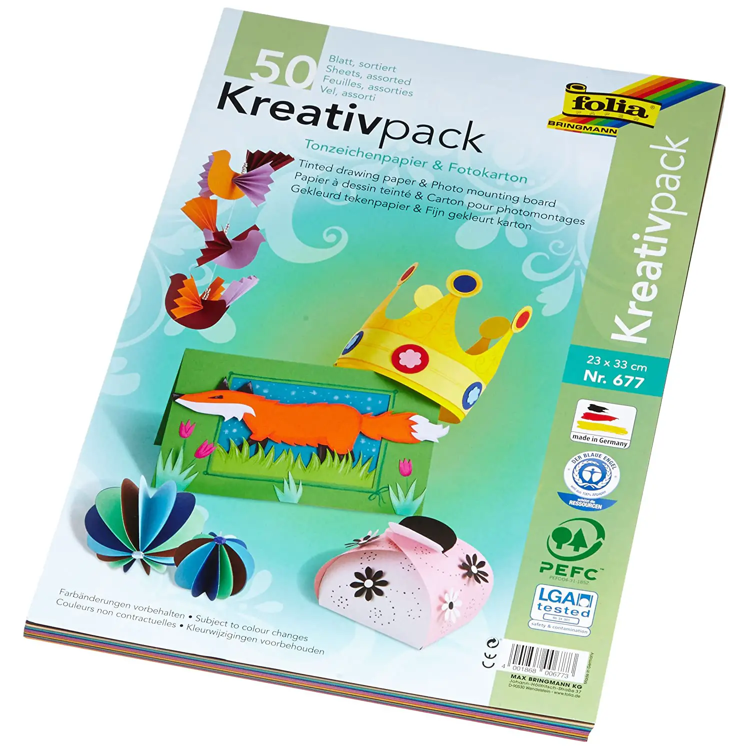 Creativ Pack • Cartoncino Colorato 2 sPESSORI - Carta e cartoncino