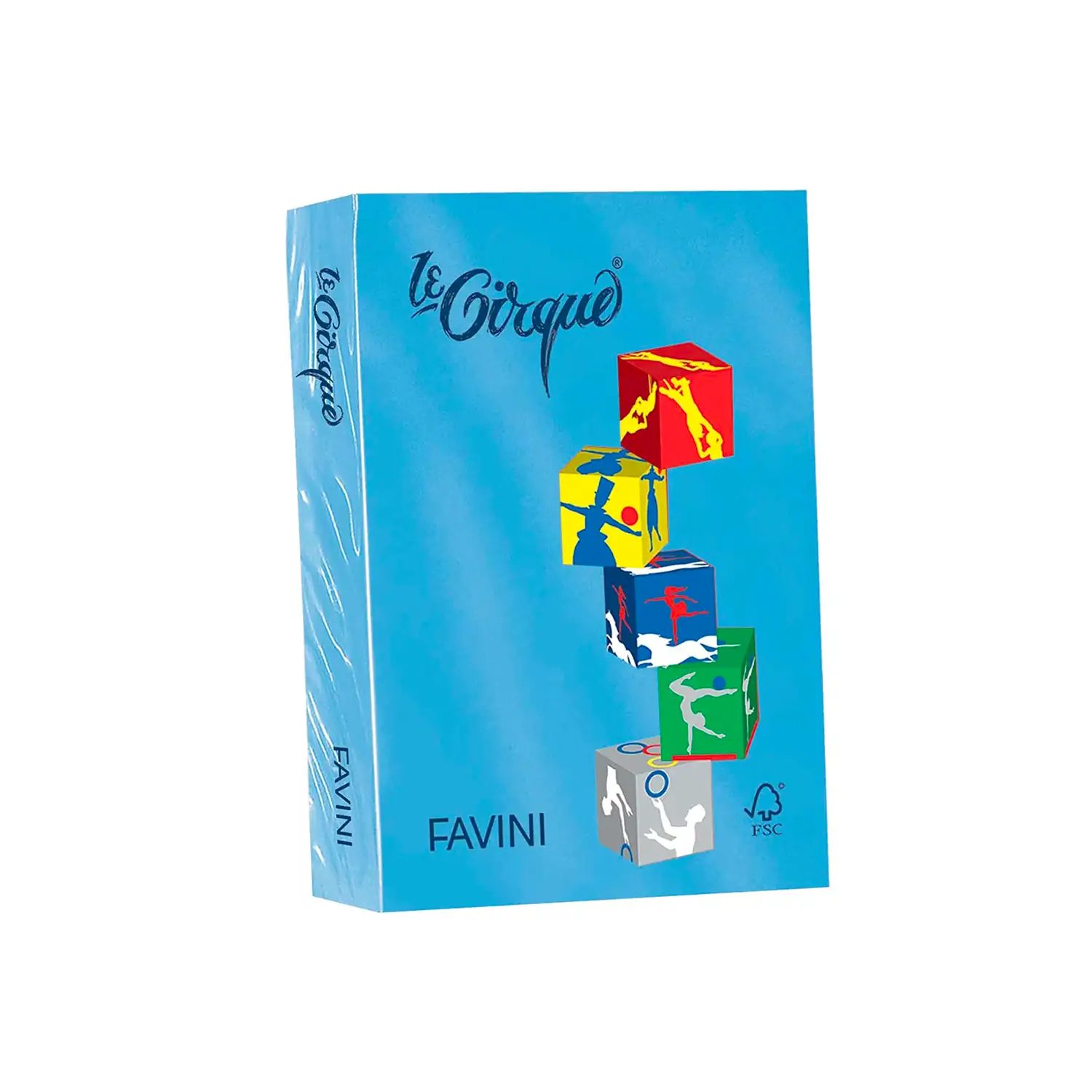 Carta per Fotocopie Le Cirque A4 80 gr – 500 Fogli - Azzurro - Carta e cartoncino