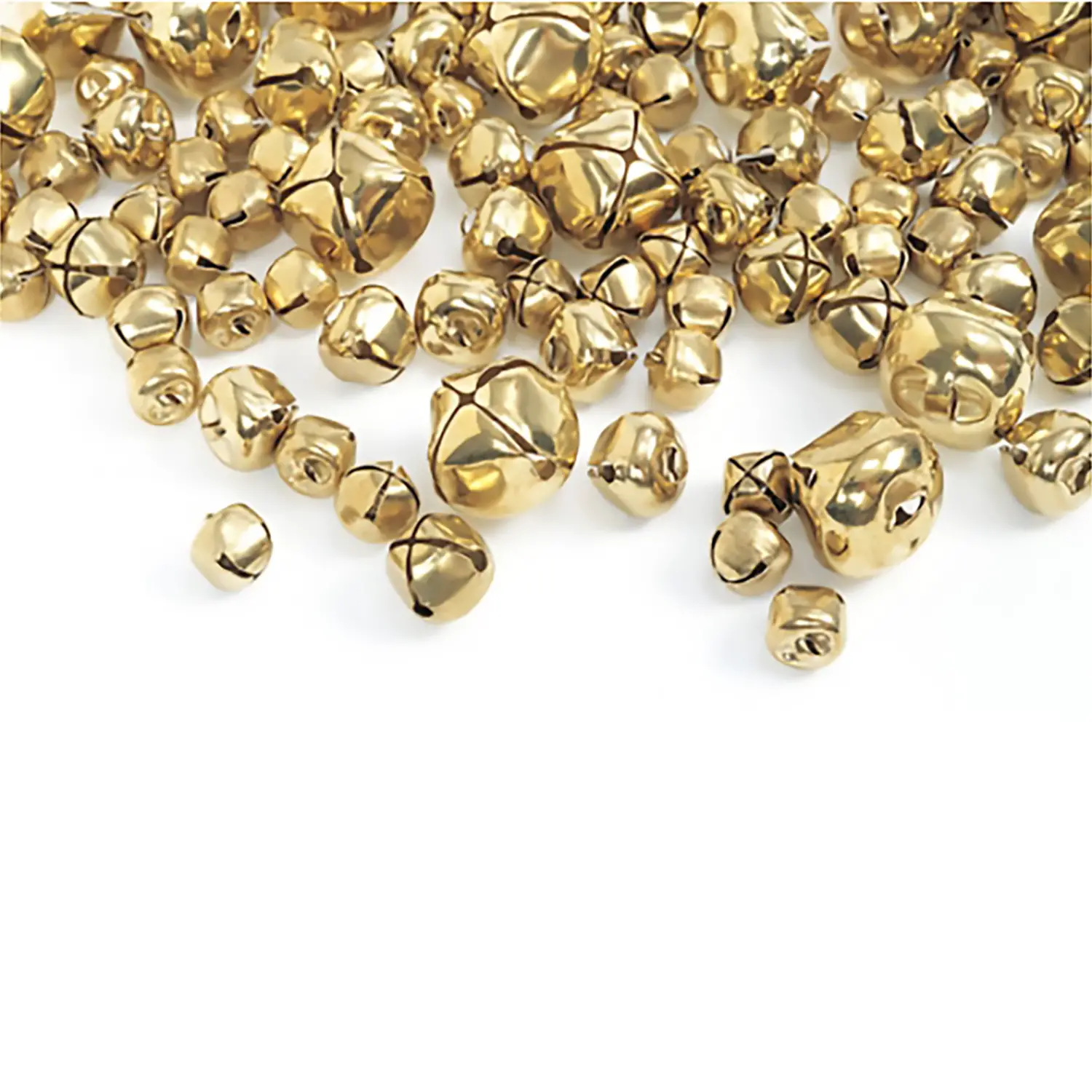 Sonaglini Metal Gold19mm. 150 Pezzi - Applicazioni e decori