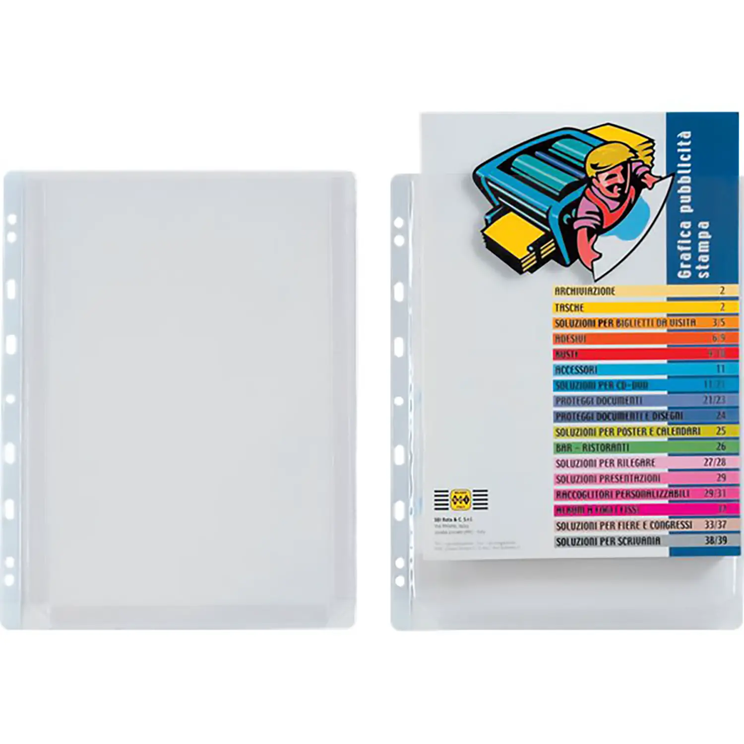 Buste Ufficio Buste Con Soffietto SEI ROTA GS P - Chiusura Laterale, Conf. 10 Pezzi Buste Documento Gs P