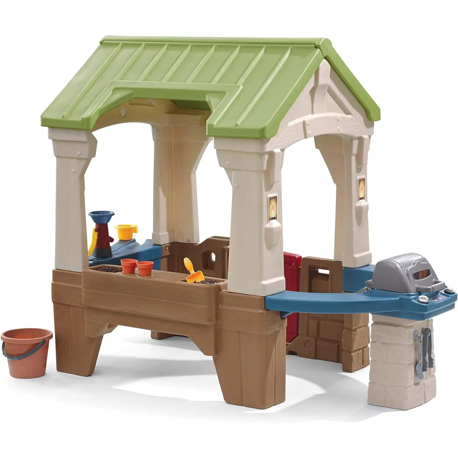 Grande Casa Portico - Gioco Multiattività per Bambini - Casette