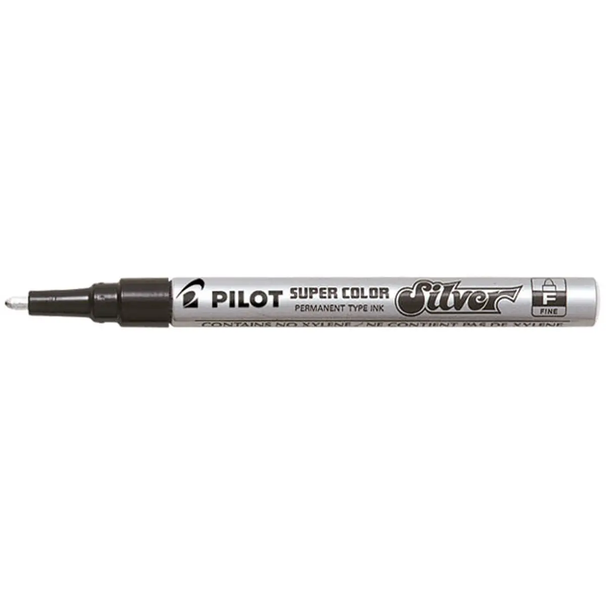 Marker Pilot Punta Fine - Tratto 1 mm - Argento Metallizzato - Pennarelli