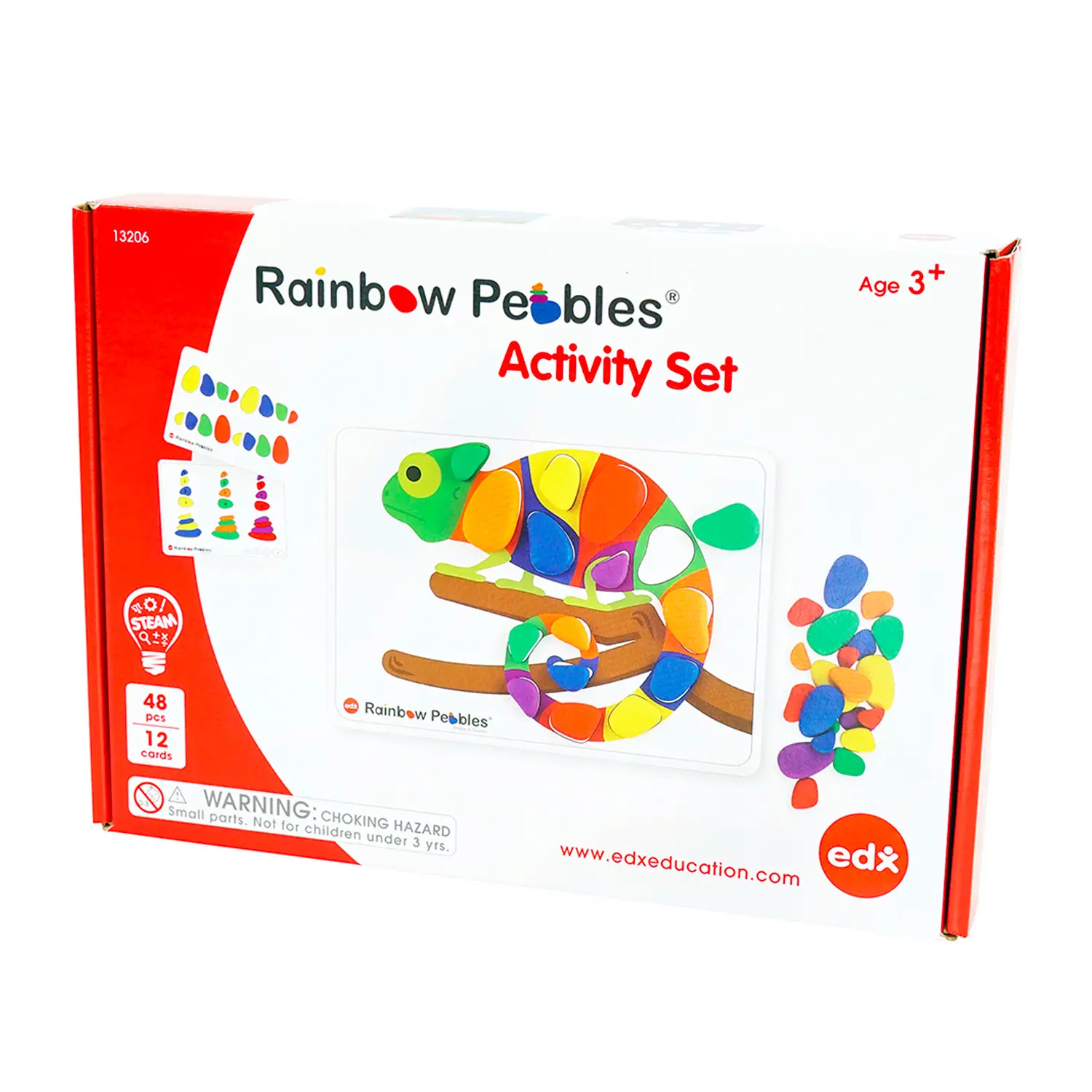 Sassi in Plastica Colorata, 48 Ciottoli, 24 Attività - Classificazione e matematica