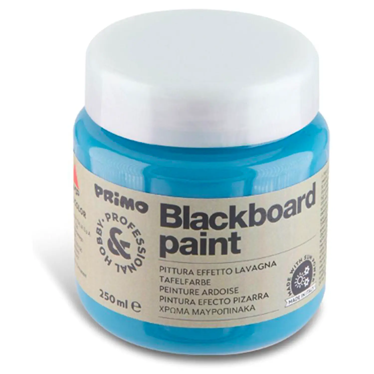 Tempera Effetto Lavagna Blu 250 ml – Colore Acrilico per Superfici Scrivibili con Gessetti - Tempere
