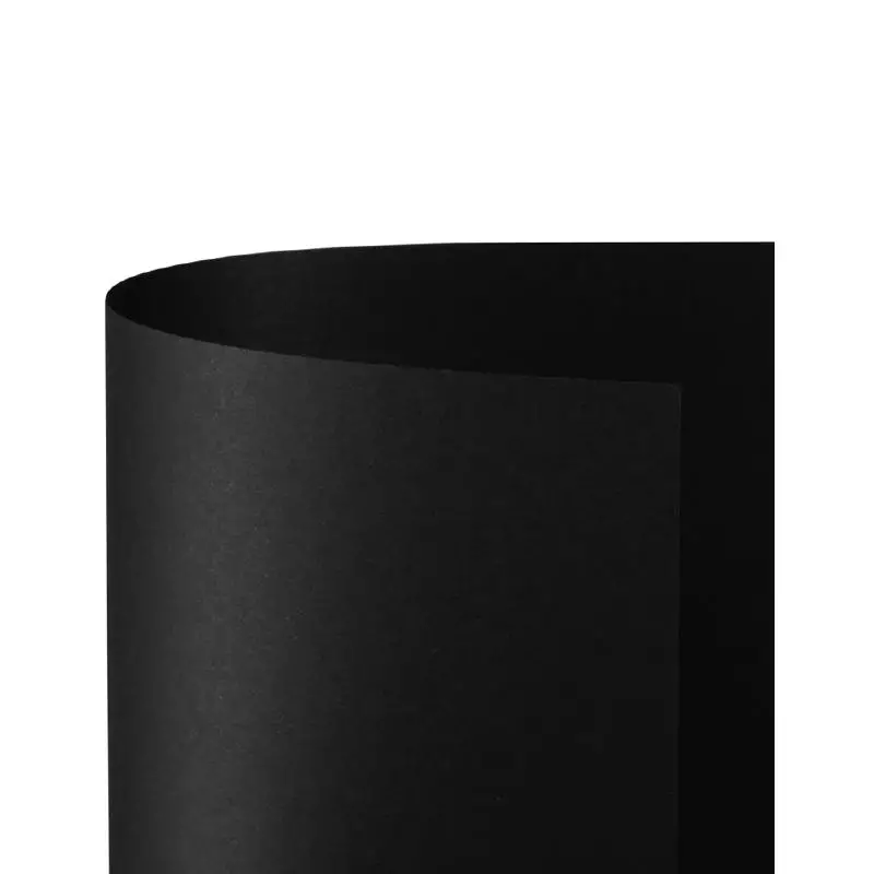 Cartoncino Bristol Liscio 200 gr - 10 Fogli 70x100 cm - Nero - Carta e cartoncino