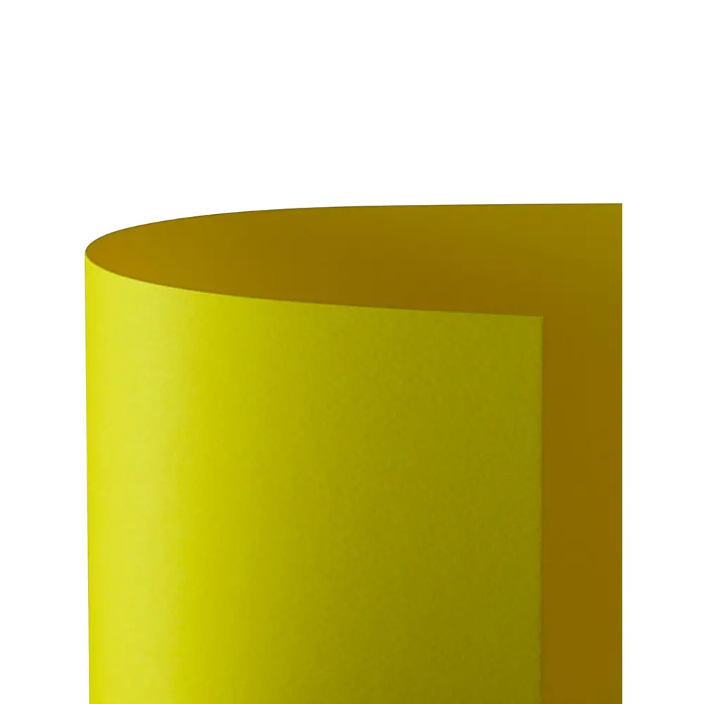Cartoncino Prisma Monoruvido 220 gr - 10 Fogli 70x100 cm - Giallo - Carta e cartoncino