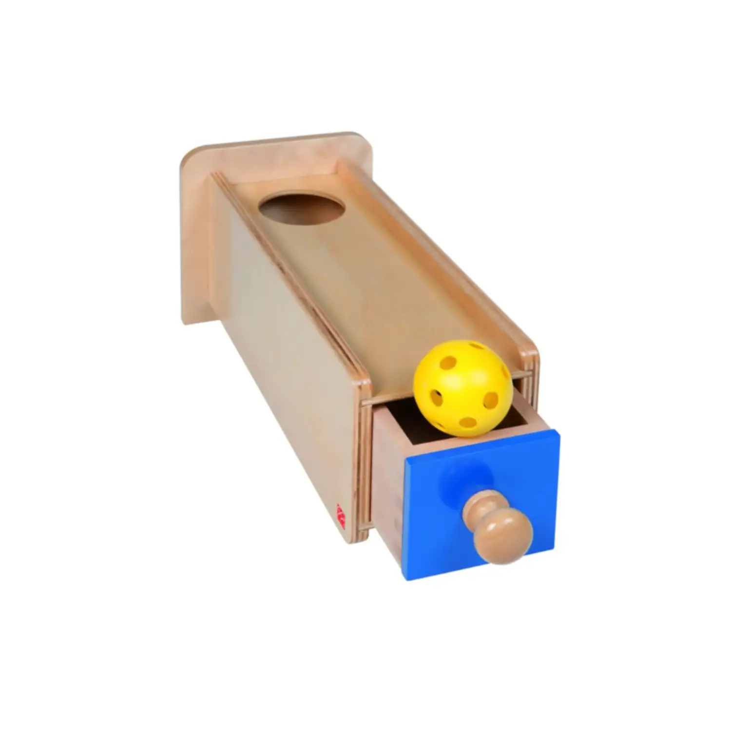 Scatola Imbucare con Cassetto e Palline – Gioco Montessori - leggere scrivere contare racco