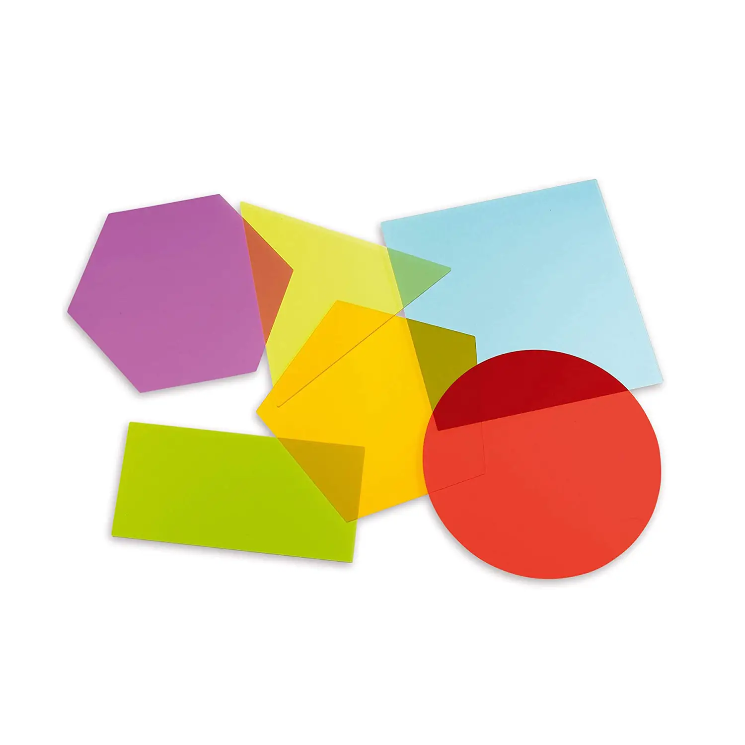 Forme Geometriche Traslucide – 6 Pezzi (20 cm circa) - Sviluppo sensoriale