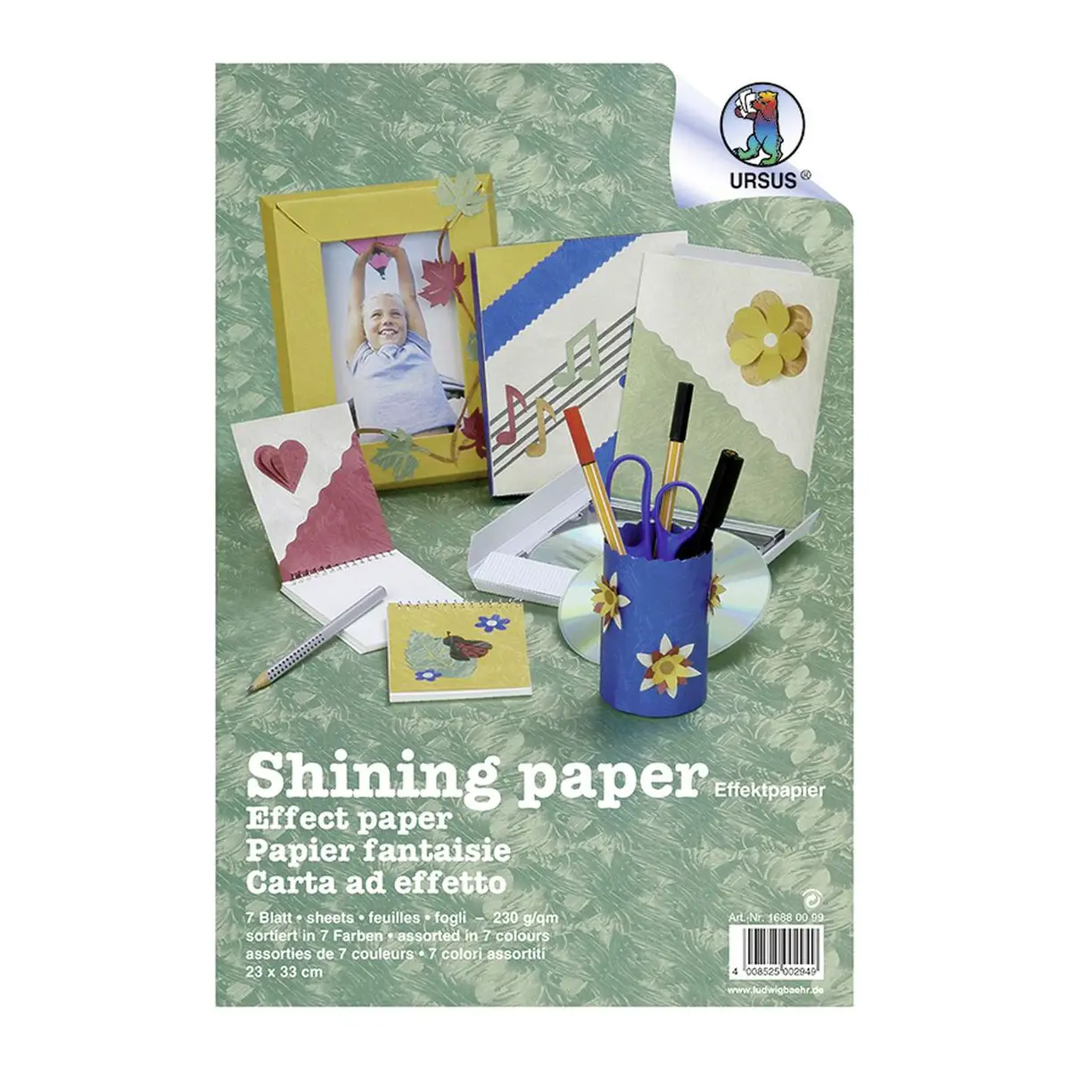 Cartoncino Metallizzato Shining 7 Colori - Carta e cartoncino