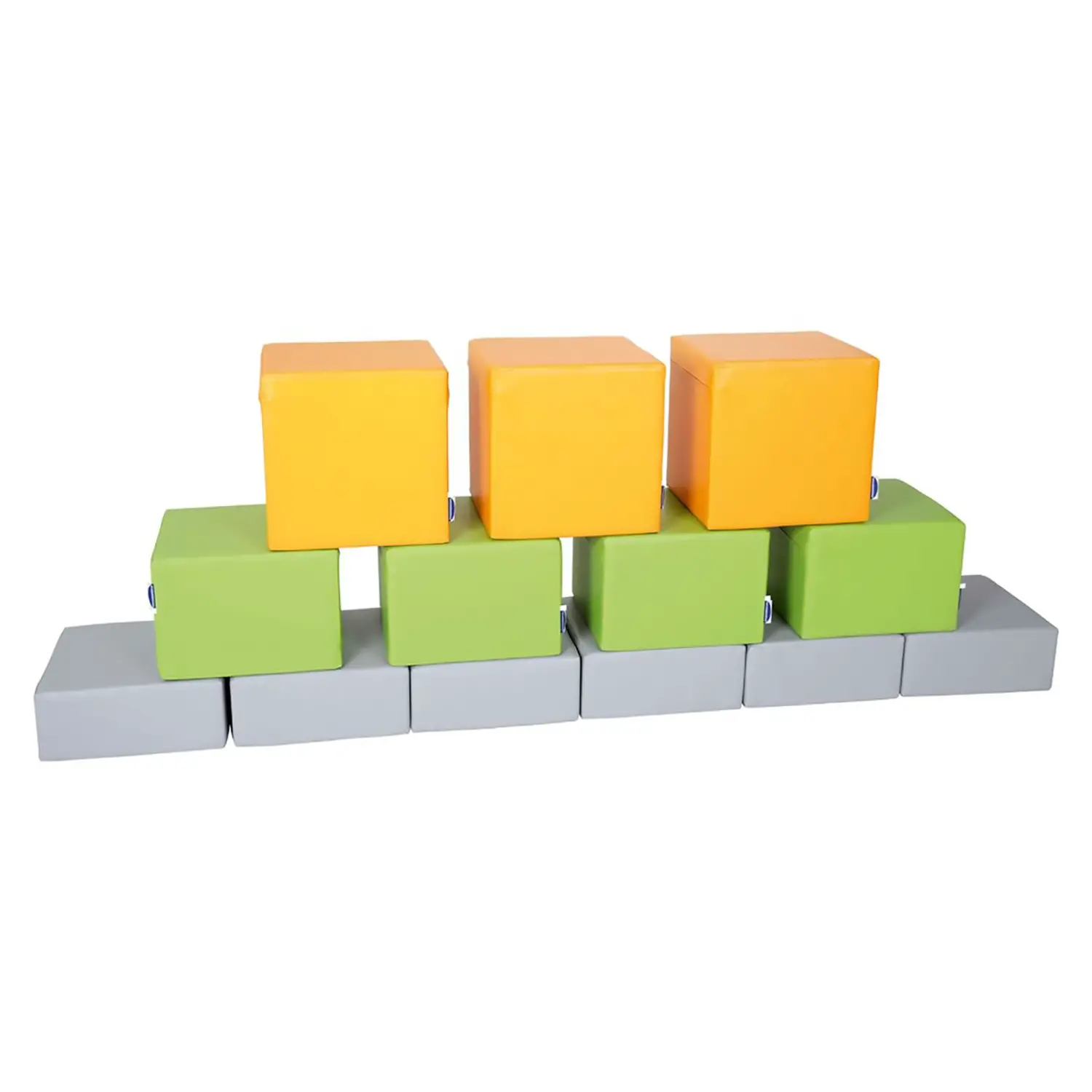 Pouff Morbidi Per La Scuola Dell'Infanzia Altezza 15-25-35 cm. Set 13 Pezzi - Tappeti e materassi