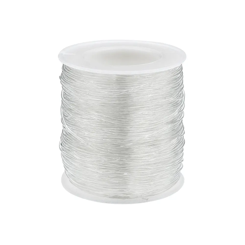 Filo Elastico Trasparente Resistente – 50 m x 0,8 mm - Rafia, nastri e cordoncini