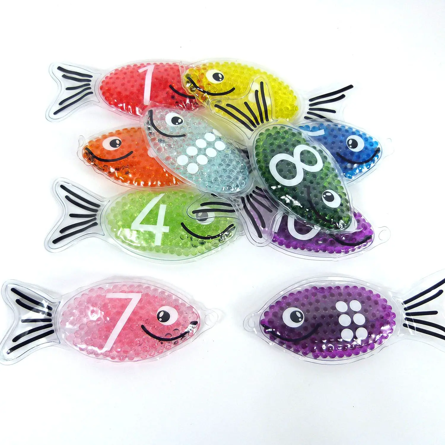 Pesciolini Sensoriali Squishy Dei Numeri - Sviluppo sensoriale