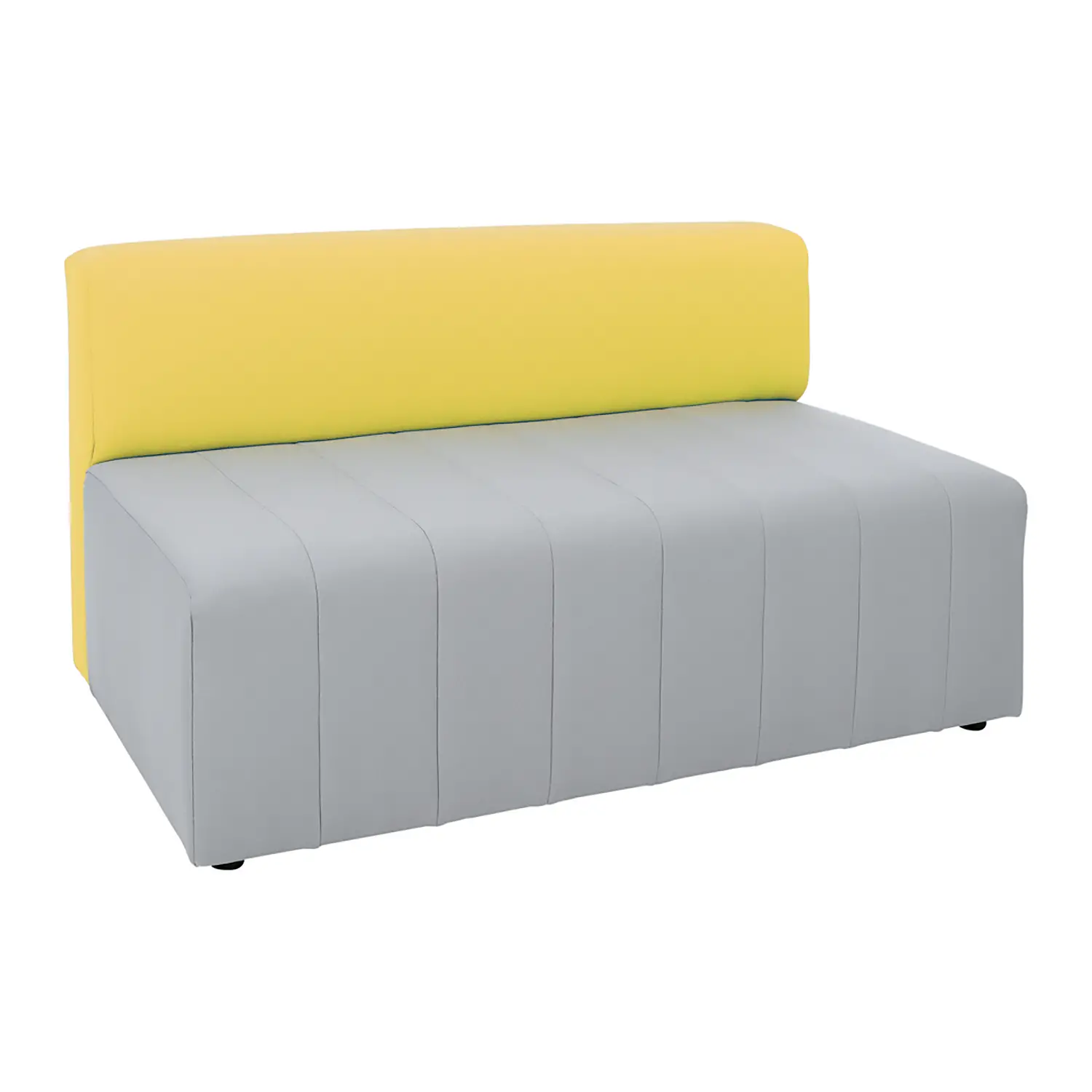 Divano Serie Moderna con Spalliera Giallo Per Un Ambiente Scolastico Innovativo - Arredo Nido e Infanzia