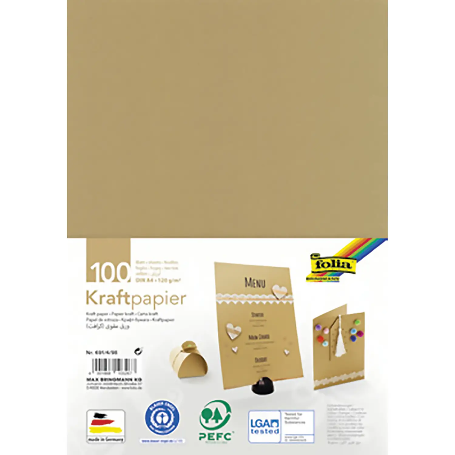 Carta Avana Kraft 120gr. A4 • 100 Fogli - Carta e cartoncino