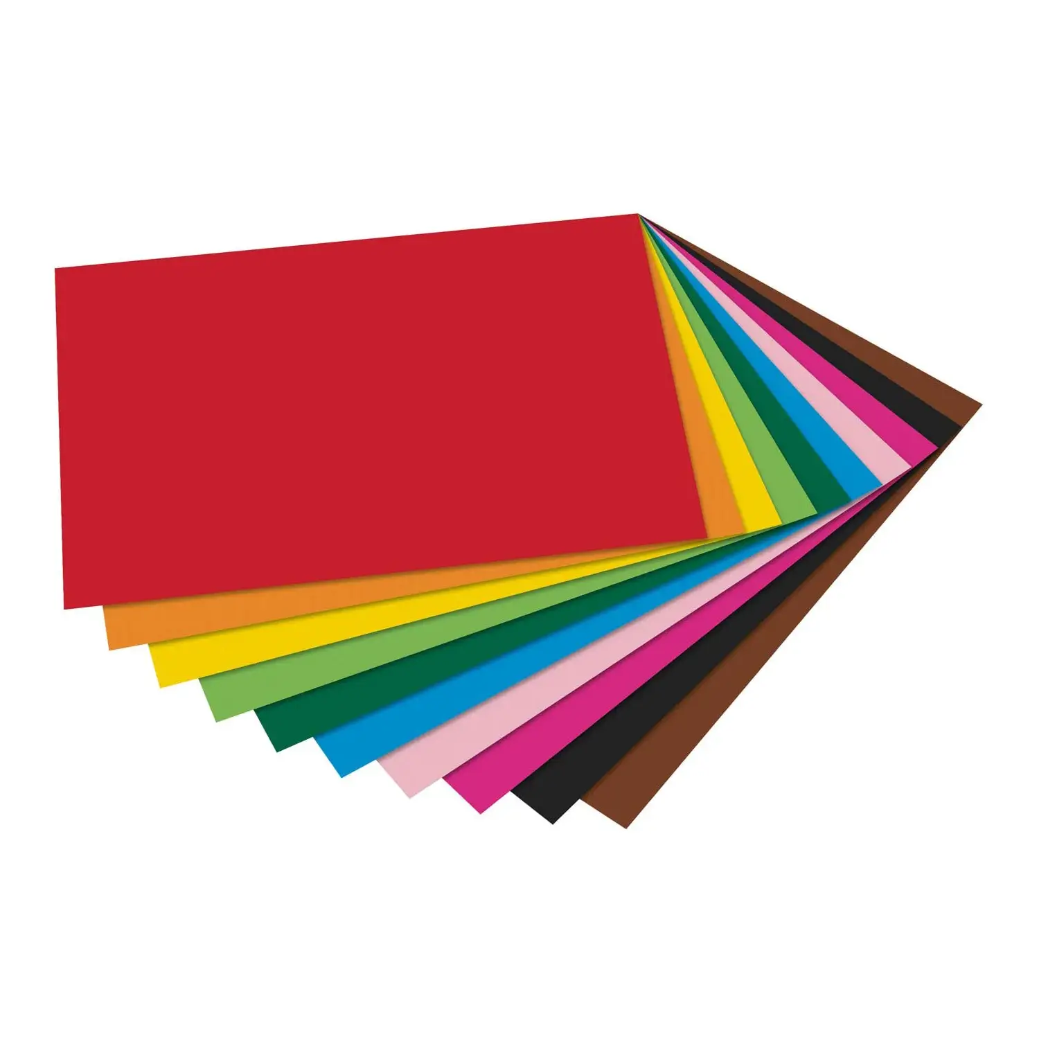 Cartoncino Colorato Pesante Premium 10 Fogli 300 gr/mq cm 30x42 - Carta e cartoncino