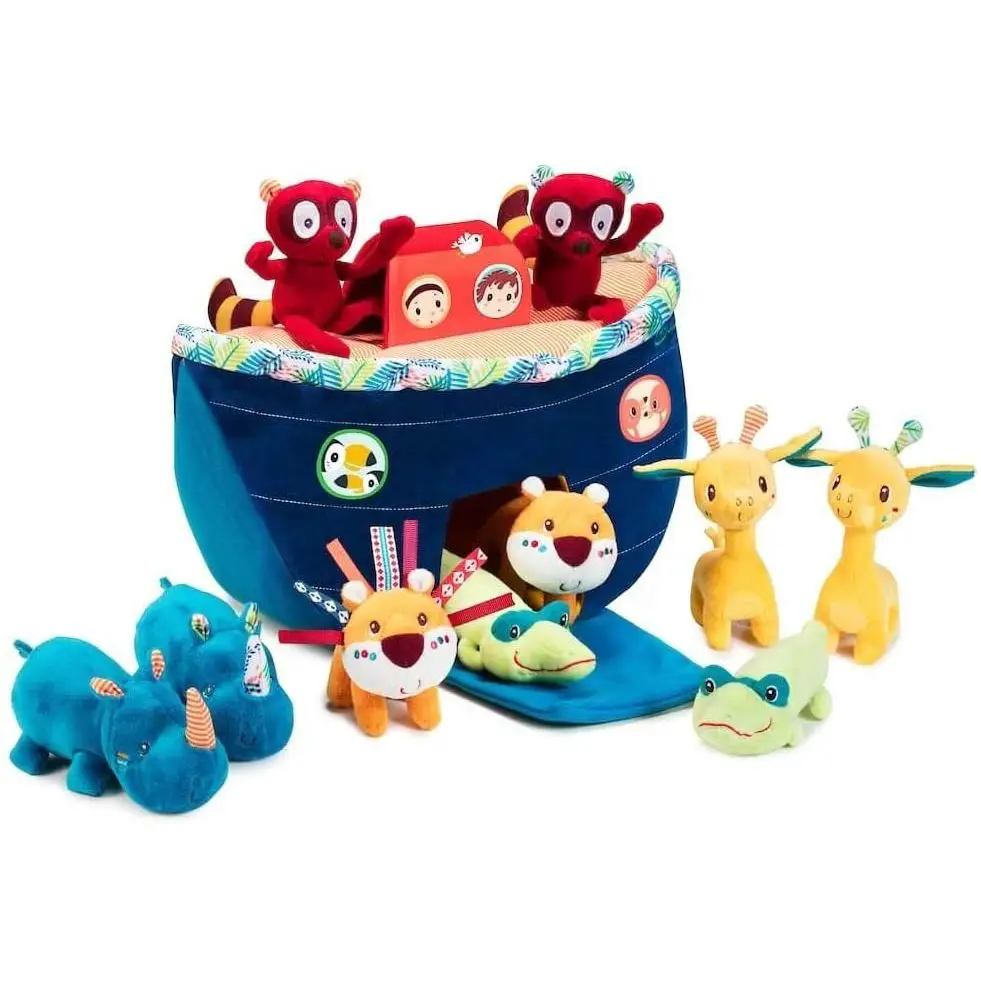 L’Arca di Noè di Lilliputiens – Giocattolo di Stoffa Interattivo 18+ Mesi - Primi giochi